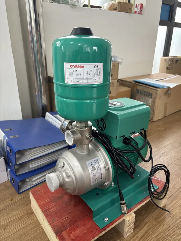 lắp đặt bơm trục ngang