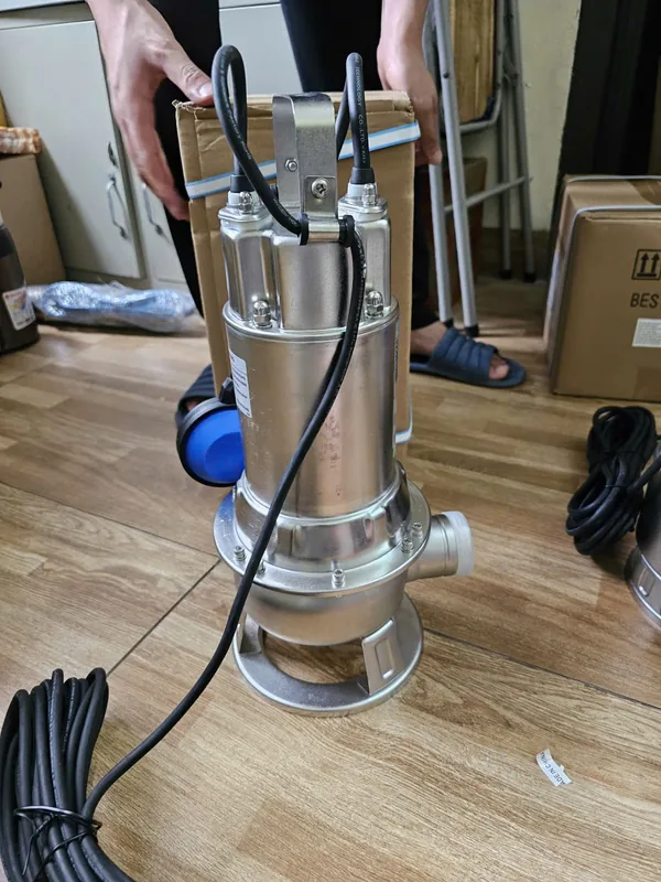 Mặt tì ở chân bơm chìm